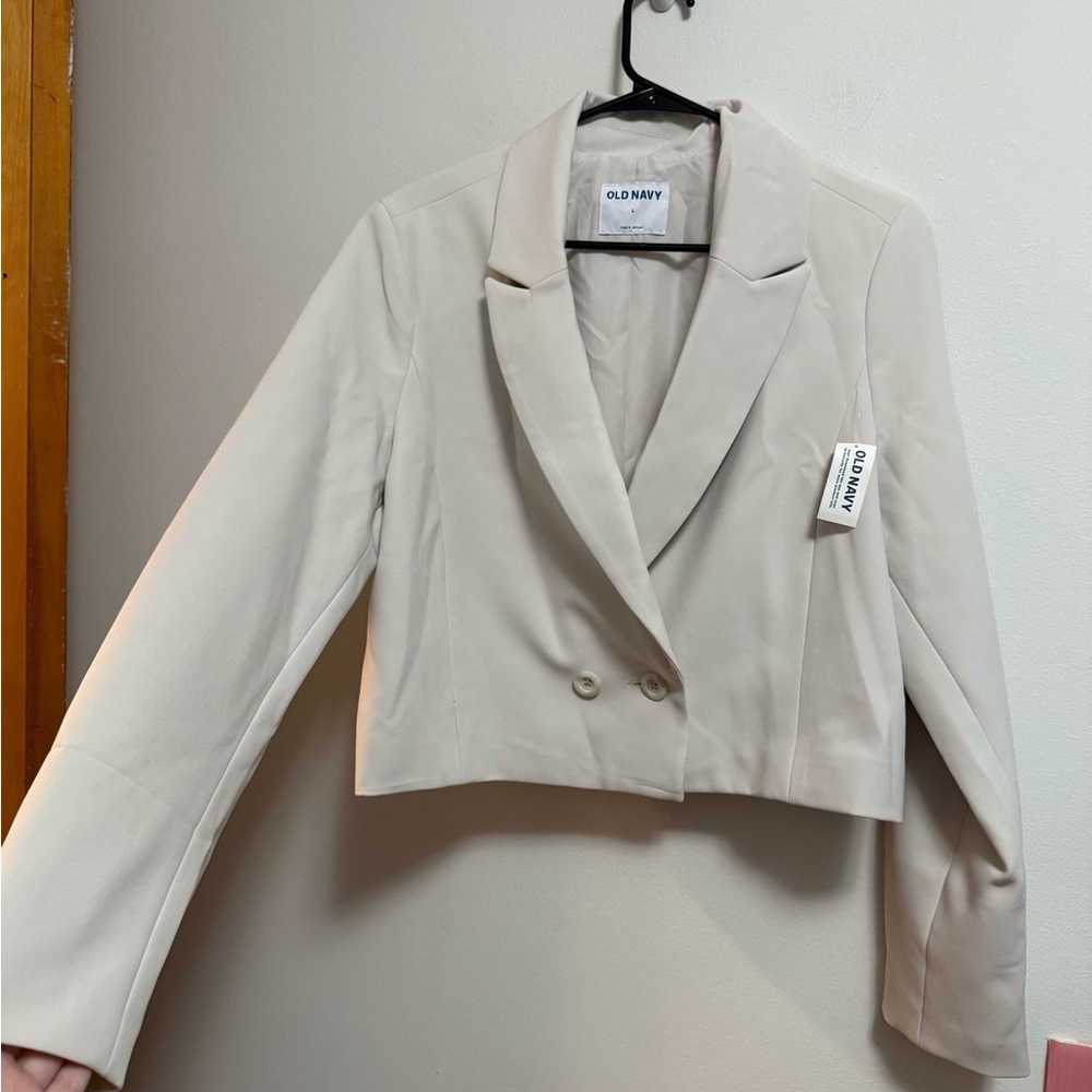 Old Navy Cream Blazer‎ - Picture 2 of 7